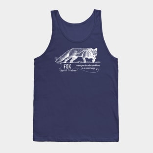 Spirit animal - Fox - white Tank Top